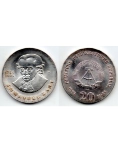 1974 DDR - 20 MARCOS Emmanuel Kant