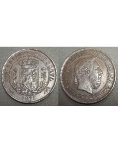 1875 Carlos VII 10 Ctmos