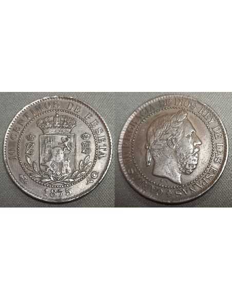 1875 Carlos VII 10 Ctmos 