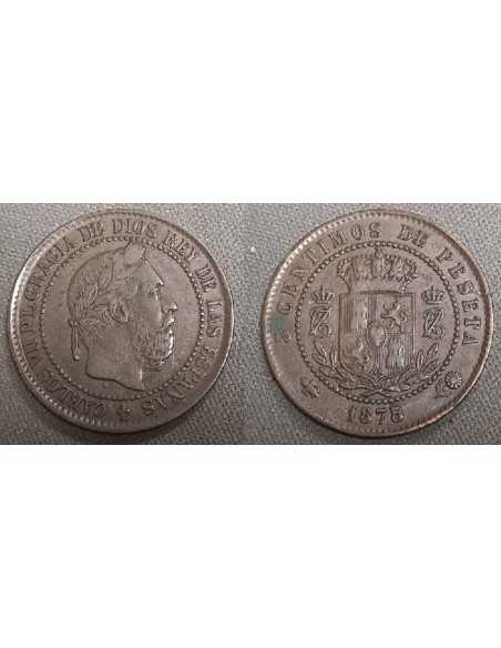 1875 Carlos VII 5 Ctmos