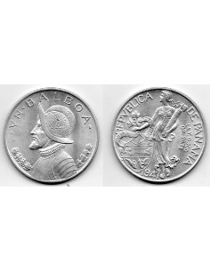 1947 REP. PANAMÁ - UN BALBOA DE PLATA