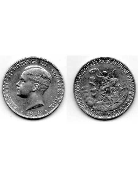 1910 Portugal 500 Reis - Emanuel II