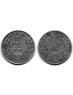 1347/1928 Marruecos - 20 Francos Mohamed V