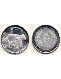 2022 Dominica 2 Dolares, onza Montain Chicken