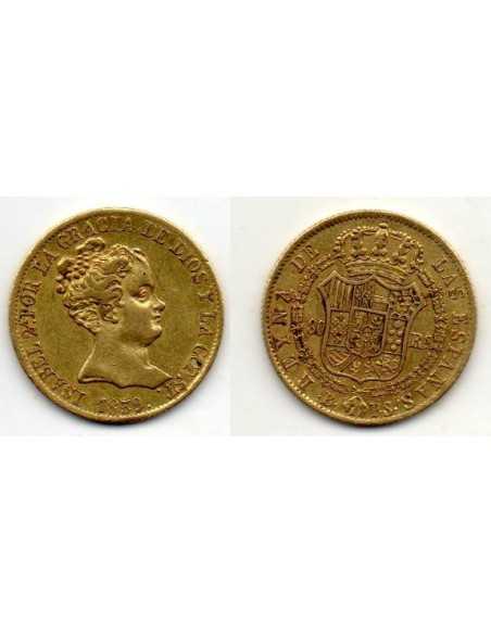 1839 ISABELL II 80 REALES Barcelona