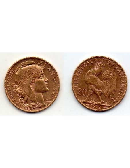 1912 Francia 20 Francos de oro - Marianne