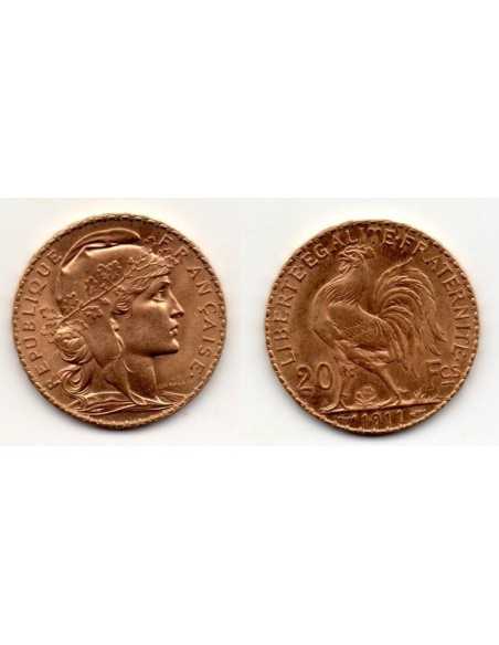 1911 Francia 20 Francos de oro - Marianne