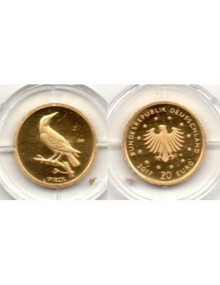 2017 G ALEMANIA - 20 EUROS ORO Aves alemanas