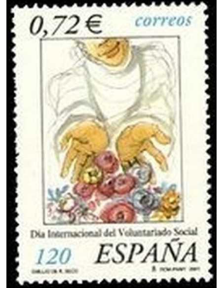 Año 2001 - 3842 Dia internacional del Voluntariado Social