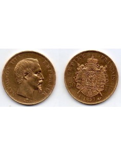 1957 A Francia 50 Francos de oro - Napoleón III