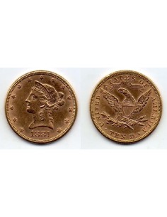 1881EEUU 10 Dolares oro Liberty