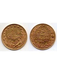 1293/28 Turkia 1903 100 Kurush Oro