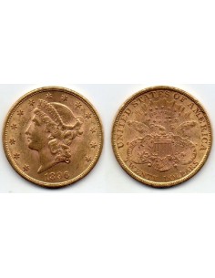 1896 EEUU 20 Dolares oro Liberty Head-Double Eagle
