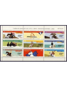 Año 2002 - 3898/04 ( MP78 ) Juegos ecuestres Mundiales. Campeonatos del Mundo de Hípica