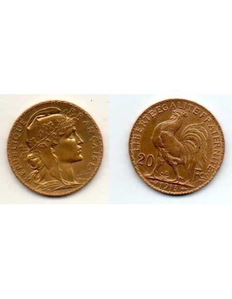1913 Francia 20 Francos de oro - Marianne