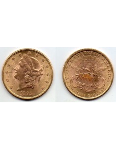 1895 EEUU 20 Dolares oro Liberty Head-Double Eagle