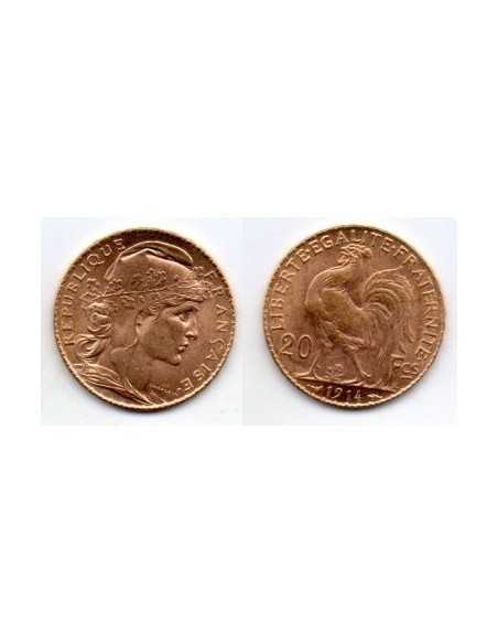 1914 Francia 20 Francos de oro - Marianne