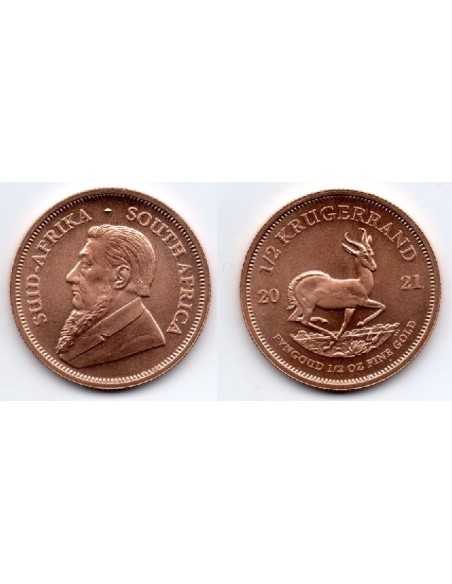 2021 Sud-Africa 1/2 Krugerrand - Moneda ORO