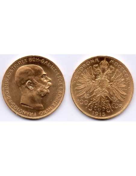 1915 Moneda Conmemorativa, 100 Coronas Austria