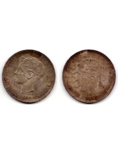 1899*99 Madrid SG V 5 Pesetas Alfonso XIII