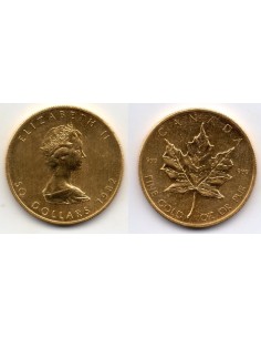 1982 Canadá 50 Dolars oro, Onza Maple Leaf