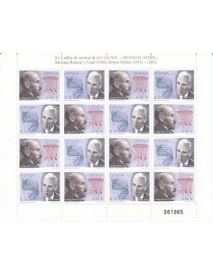 Año 2003 - 3964/65 en Minihoja, Premios Nobel Españoles
