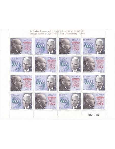 Año 2003 - 3964/65 en Minihoja, Premios Nobel Españoles