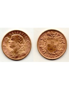 1949 Suiza 20 Francos oro - Vrenelli -