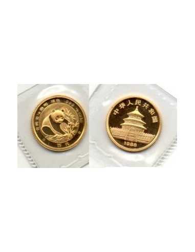 1988 China - 1/20 onz Oro 5 yuans Panda