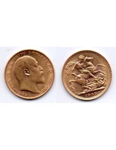 1903 Reino Unido, 1 Soberano oro / Eduardo VII