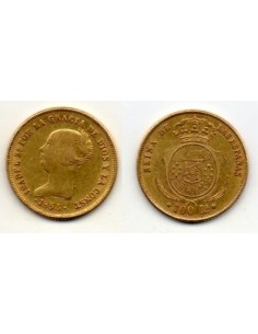 1854 Isabell II - 100 reales Barcelona