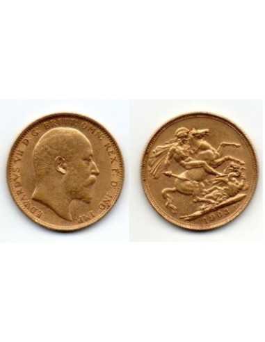 1903 Reino Unido, 1 Soberano oro / Victoria - Sydney