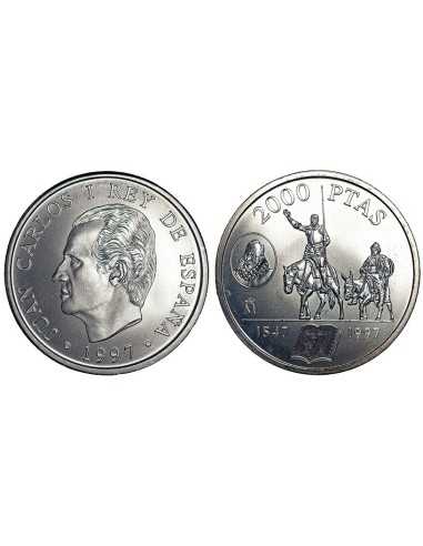 1997 - ESPAÑA - 2000 PESETAS DE PLATA JUAN CARLOS I