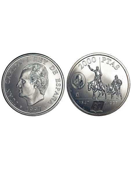 1997 - ESPAÑA - 2000 PESETAS DE PLATA JUAN CARLOS I