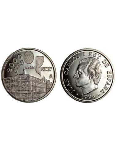 1994 - ESPAÑA - 2000 PESETAS DE PLATA JUAN CARLOS I