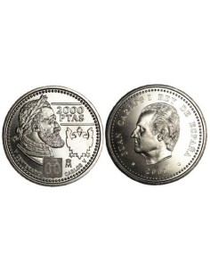 2000 - ESPAÑA - 2000 PESETAS DE PLATA JUAN CARLOS I