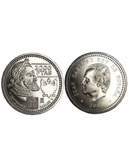 2000 - ESPAÑA - 2000 PESETAS DE PLATA JUAN CARLOS I