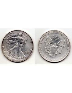 2002 EEUU 1 Dollar de Plata - 1 onza Liberty