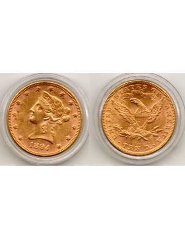 1894 EEUU 10 Dolares oro Liberty