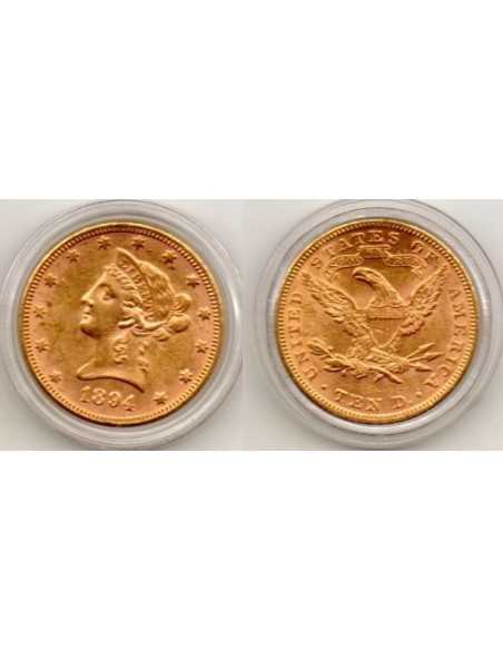 1894 EEUU 10 Dolares oro Liberty