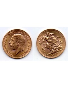 1931 Sud Africa, 1 Soberano / Georgius V