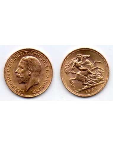 1931 Sud Africa, 1 Soberano / Georgius V