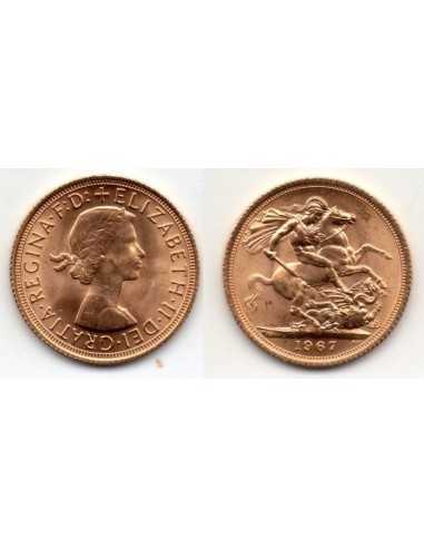 1967 Reino Unido, 1 Soberano oro / Isabel II