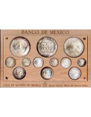 1994 Monedas Mexico serie completa onzas de plata