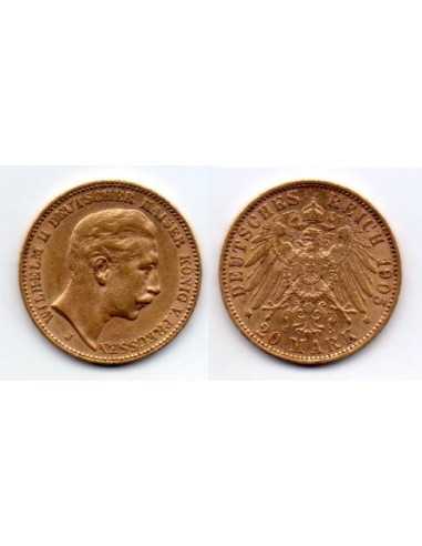 1905J Alemania- Moneda Conmemorativa 20 Marcos Wilhelm II