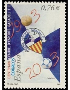 Año 2003 - 3993 Centenario del Centre D´Esports Sabadell F.C.
