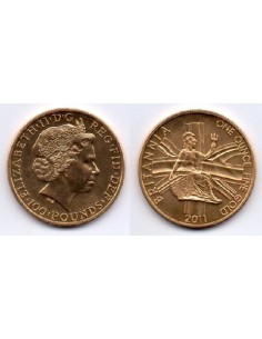 Moneda 2011 Britania 100 Pounds Oro