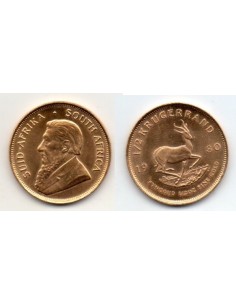1980 Sud-Africa 1/2 Krugerrand - Moneda ORO