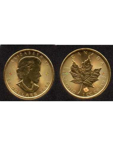 2015 Canadá 50 Dolars oro, Onza Maple Leaf