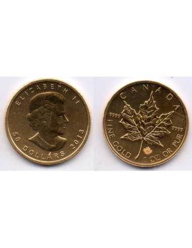 2013 Canadá 50 Dolars oro, Onza Maple Leaf